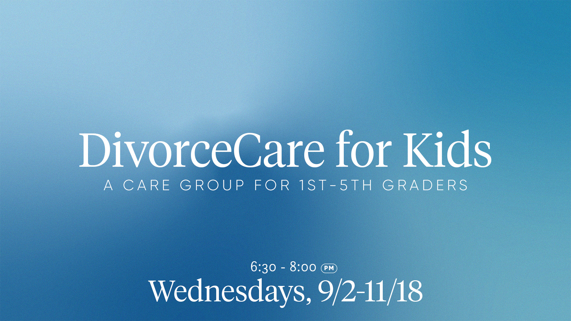 DivorceCare for Kids